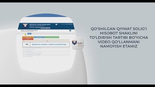 QQS hisobot shaklini to'ldirish bo'yicha videoqo'llanma