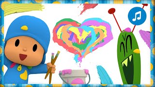 🌈Cores de amor [ Aprenda as cores ] | Desenhos animados para Crianças - MÚSICA INFANTIL do POCOYO