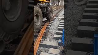 Amazing 🔝 #train #digger #railway