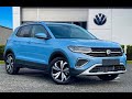 Brand New Volkswagen T-Cross 1.0 TSI Style in Clear Blue | Wrexham Volkswagen