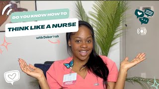 ➡️ How to Think Like a Nurse | The Secret to Passing Nursing School 🩺