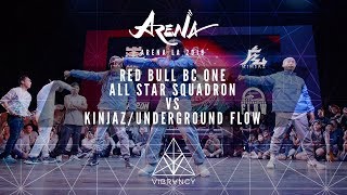 Red Bull BC One Squadron VS Kinjaz & Underground Flow | Arena LA 2019 [@VIBRVNCY Front Row 4K]