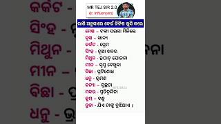 ରାଶି ଅନୁସାରେ କେଉଁ ଜିନିଷ ଖୁସି କରେ || ରାଶି ମାନଙ୍କ ଗୁଣ || #odia #odisha