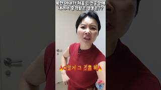 북한 아내가 처음 인천공항에 내려서 충격 받은 행동은? #shorts #인천공항 #비행기 #윤설미 #충격