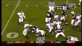 2003 Alabama vs. Auburn Highlights