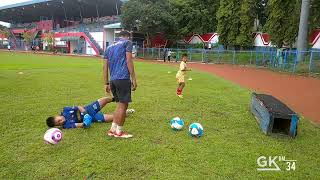 (exclusive) REAKSI privat goalkeeper ||  privatGK34 Kuningan || Latihan kiper #goalkeeper #kuningan