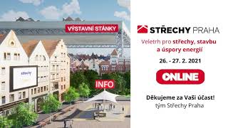 Videomanuál pro návštěvníky online veletrhu STŘECHY PRAHA