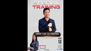 Special Training with Master Gerryme Gutierrez