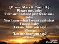 Please me - Cardi B Ft. Bruno Marx (official Lyrics)