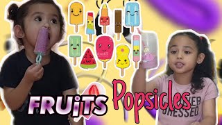 fruit popsicle for kids - EASY KID-FRIENDLY DIY POPSICLES!