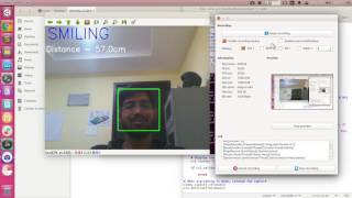 Smile recognition, opencv sklearn, Python