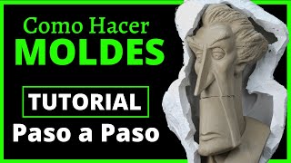 ❤️🧡 ECO MOLDE de SILICONA de DOS CARAS ▶︎ y de CAJA ▶︎ para Esculturas