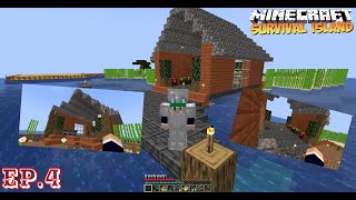 Minecraft Survival Island EP.4 - ធ្វើកន្លែងស្ទូចត្រី / Asora Gaming