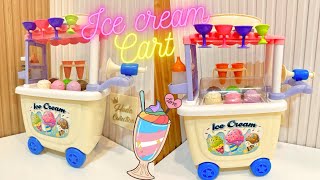 Playgo Gourmet Ice Cream Cart, Multi-Colour. The cart has awning like the real thing! #icecream