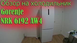 Обзор на холодильник Gorenje NRK 6192 AW4