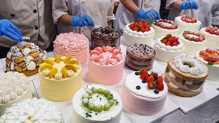 Amazing Cake Decorating Technique | Making a Variety of Cakes - Korean Street Fo