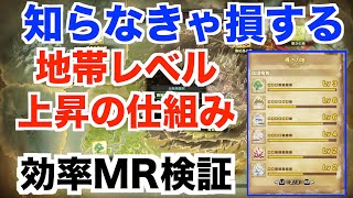 【MHWI】地帯レベルの効率的な上げ方とMRの上げ方【導きの地】【モンスターハンターワールドアイスボーン】