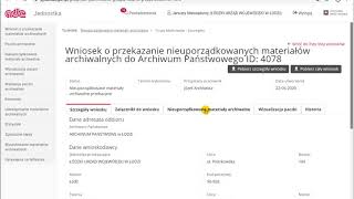 Przejrzyj nieuporządkowane materiały archiwalne