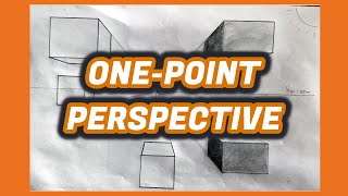 How to Draw a CUBE in ONE-POINT PERSPECTIVE ✏️  |  Easy STEP-BY-STEP Tutorial for Beginners  📏