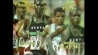 ㊲1997アテネ世界陸上男子10000M決勝①ハイレケブレセラシエ（エチオピア）27:24.58