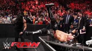 Roman Reigns \u0026 The Usos vs. AJ Styles, Luke Gallows \u0026 Karl Anderson: Raw, May 2, 2016