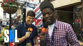 Colin Jost and Michael Che Hit The Streets of Cleveland - SNL