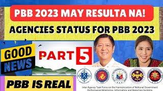 PBB 2023 MAY RESULTA NA (AGENCIES STATUS FOR PBB 2023) Part 5