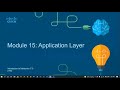 Module 15 : Application Layer