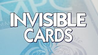 Deck Review - Invisible AQUA Playing Cards by MPC