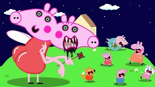 Peppa Pig vs Giant Zombies At House 🧟‍♀️ , Please Help ?? | Peppa Pig Funny Animation