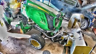 Wisconsin Snow Removal JD1025R \u0026 Stihl