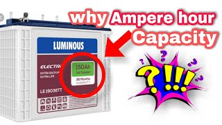 Why battery rating ampere hour (AH) capacity | tamil