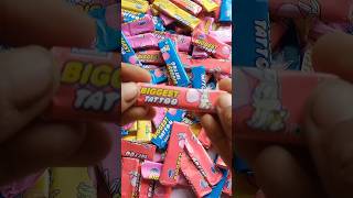 1रूपिये वाला BIGGEST TATToo Bubble Gum #how to make slime with chewing gum #shortsfeed #shorts