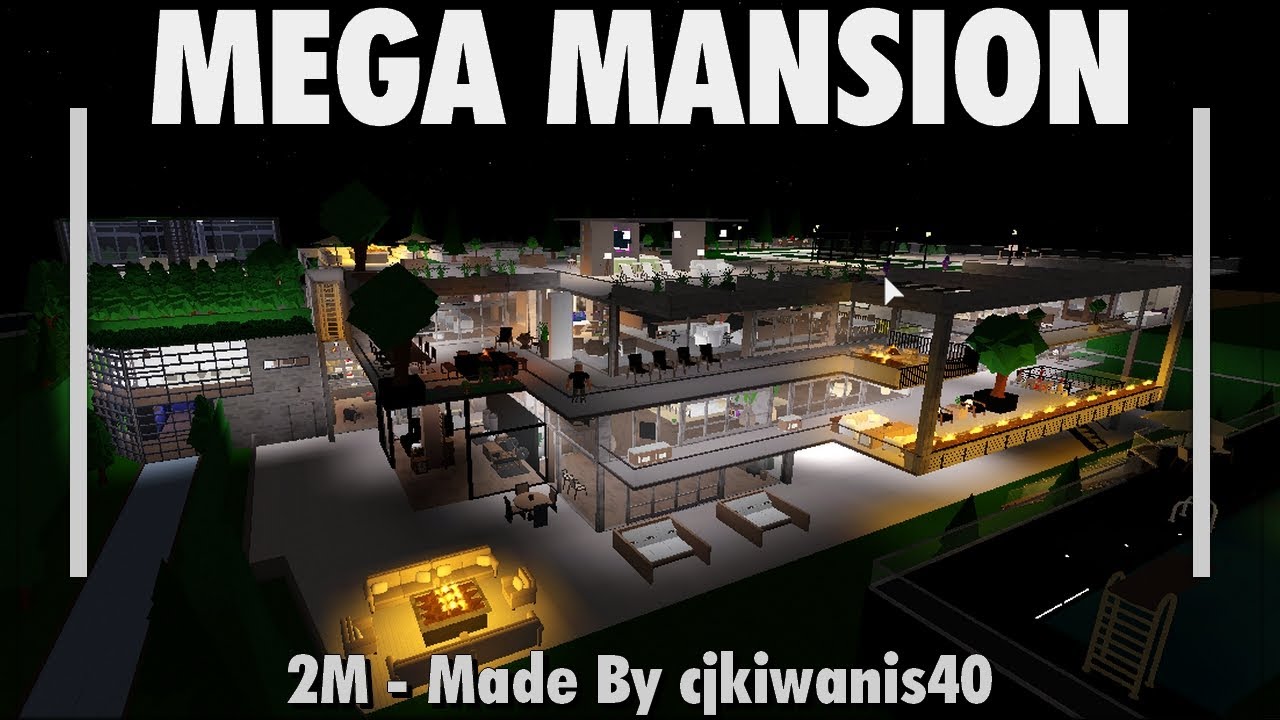 *MEGA* Modern Large Mansion Tour ! By Cjkiwanis40 - Welcome To Bloxburg ...