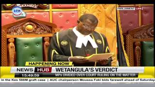 Wetangula says Kenya Kwanza holds majority in Parliament