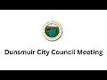 Dunsmuir City Council Meeting Oct 3, 2024