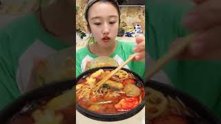 ASMR MUKBANG/CHAINA GIRL EATING SHOW🥵😋Spicy food#51