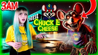 🟢 NUNCA VAYAS a CHUCK E CHEESE en LA NOCHE… 😱🧀😈 Un ANIMATRONICO me HABLÓ!!