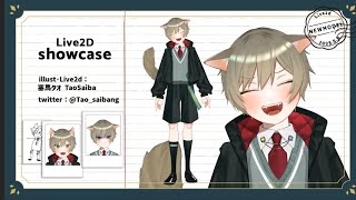 【Live2D Showcase】猫の男の子【販売モデル】