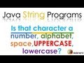 100 Java Character class |