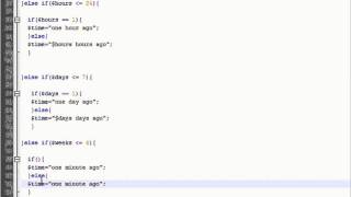 PHP Tutorial (Time Ago Part 2)