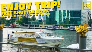 ENJOY TRIP!FREE SHUTTLE BOAT! / Go to ICONSIAM from sathon(Saphan Taksin) Pier