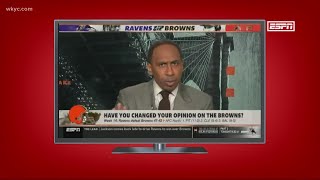 ESPN's Steven A. Smith praises the Browns, & betting favorite to rename Cleveland's baseball team