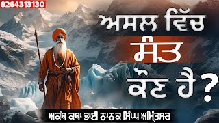 ਅਸਲ ਵਿੱਚ ਸੰਤ ਕੌਣ ਹੈ? BHAI NANAK SINGH AMRITSAR