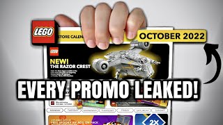 NEW LEGO October 2022 PROMOS LEAK! Promotional Calendar, Double VIP, Razor Crest, Icons  and MORE