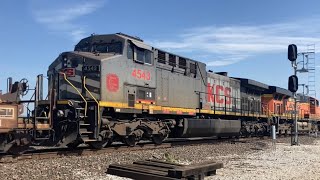 KCSM #4543 on the Q-ROBCHI at Haslet, TX (July 4, 2023)