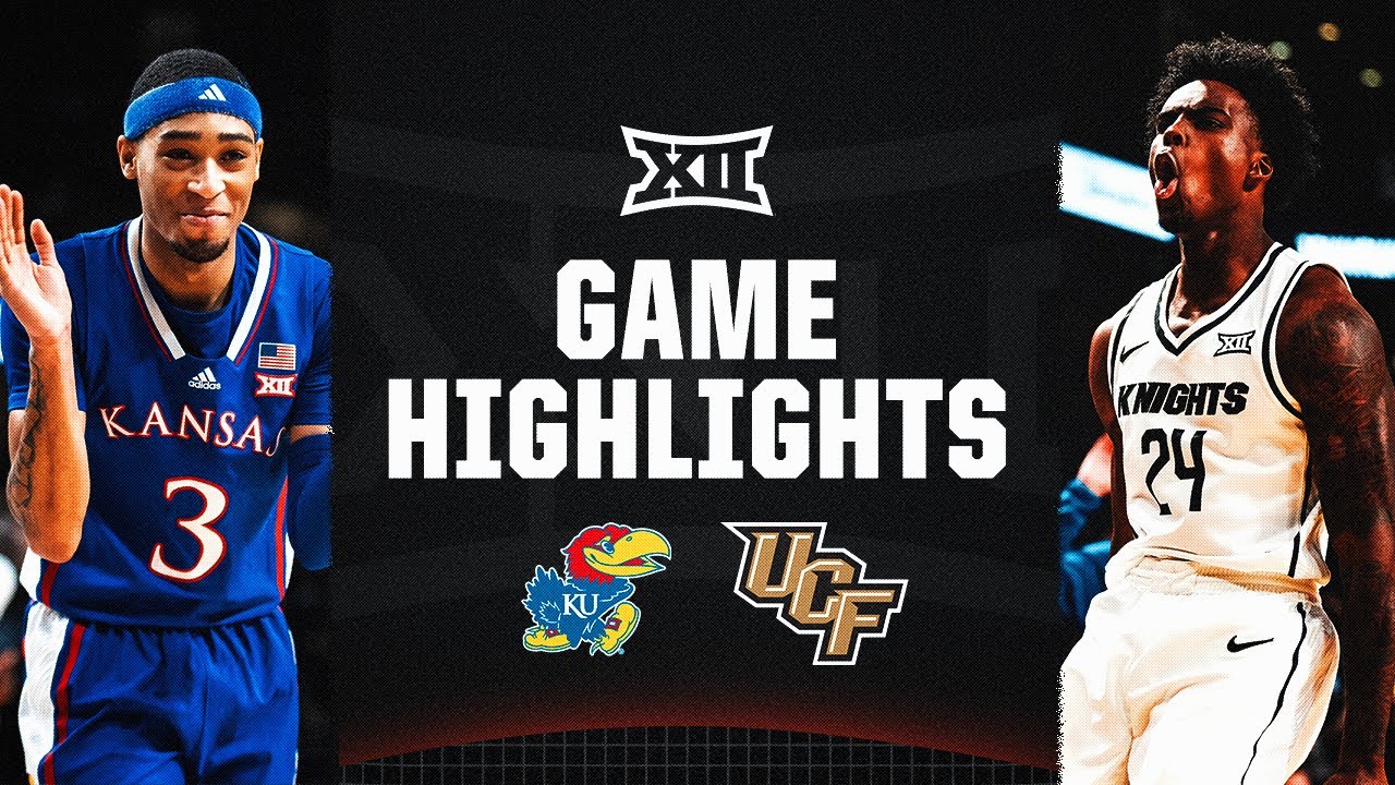 No. 3 Kansas At UCF | Big 12 Men's Basketball Highlights | January 10 ...