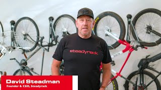 David Steadman founder of Steadyrack®. The Ultimate Bike Storage Solution.