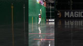 Jairo showin off his 💪💪 with this ROCKET of a shot to the outside!! #jaialai #battlecourt #miami