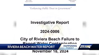 Riviera Beach utility leaders to meet over E. coli contamination report